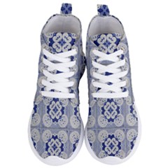 Ceramic-portugal-tiles-wall Women s Lightweight High Top Sneakers by Amaryn4rt