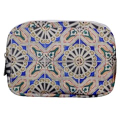 Ceramic-portugal-tiles-wall- Make Up Pouch (small) by Amaryn4rt