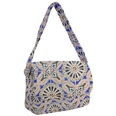 Ceramic-portugal-tiles-wall- Courier Bag by Amaryn4rt