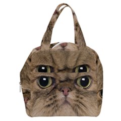 Cute Persian Catface In Closeup Boxy Hand Bag by Amaryn4rt