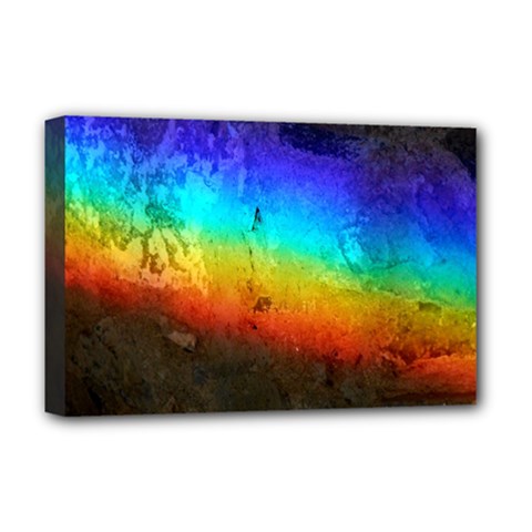 Rainbow-color-prism-colors Deluxe Canvas 18  X 12  (stretched) by Amaryn4rt