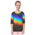Rainbow-color-prism-colors Kids  Quarter Sleeve Raglan T-Shirt View1