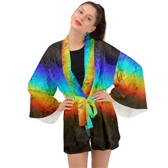 Rainbow-color-prism-colors Long Sleeve Kimono