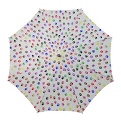 Paw Prints Background Golf Umbrellas by Amaryn4rt