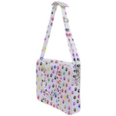 Paw Prints Background Cross Body Office Bag by Amaryn4rt