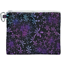 Retro-flower-pattern-design-batik Canvas Cosmetic Bag (xxxl) by Amaryn4rt