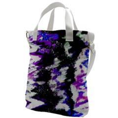 Abstract Canvas-acrylic-digital-design Canvas Messenger Bag by Amaryn4rt