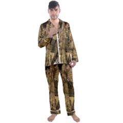 Cologne-church-evening-showplace Men s Long Sleeve Satin Pajamas Set by Amaryn4rt
