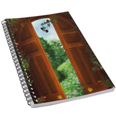 Beautiful World Entry Door Fantasy 5 5  X 8 5  Notebook by Amaryn4rt