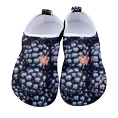 Blackberries-background-black-dark Kids  Sock-style Water Shoes