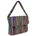 Striped-stripes-abstract-geometric Buckle Messenger Bag View1