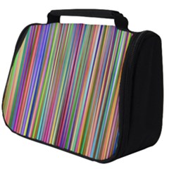 Striped-stripes-abstract-geometric Full Print Travel Pouch (Big)