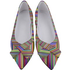 Striped-stripes-abstract-geometric Women s Bow Heels