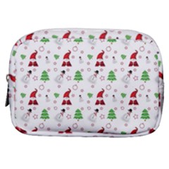 Santa Claus Snowman Christmas Xmas Make Up Pouch (small) by Amaryn4rt