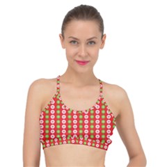 Festive Pattern Christmas Holiday Basic Training Sports Bra by Amaryn4rt