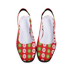 Festive Pattern Christmas Holiday Women s Classic Slingback Heels by Amaryn4rt