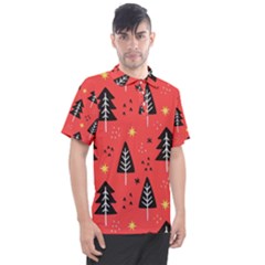 Christmas Christmas Tree Pattern Men s Polo T-Shirt