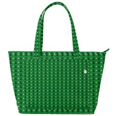 Green Christmas Tree Pattern Background Back Pocket Shoulder Bag  by Amaryn4rt