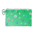 Snowflakes-winter-christmas-overlay Canvas Cosmetic Bag (Large) View1