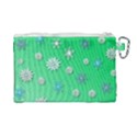 Snowflakes-winter-christmas-overlay Canvas Cosmetic Bag (Large) View2