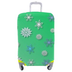 Snowflakes-winter-christmas-overlay Luggage Cover (medium) by Amaryn4rt