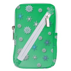 Snowflakes-winter-christmas-overlay Belt Pouch Bag (small) by Amaryn4rt