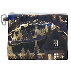 Christmas-advent-candle-arches Canvas Cosmetic Bag (xxl) by Amaryn4rt