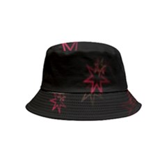 Christmas-background-motif-star Bucket Hat (kids) by Amaryn4rt