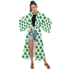 Christmas-tree-tree-holidays Maxi Kimono