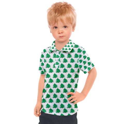 Christmas-tree-tree-holidays Kids  Polo T-shirt by Amaryn4rt