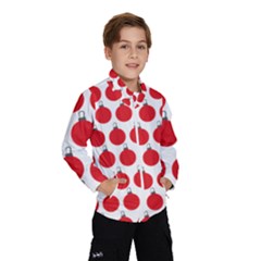 Christmas Baubles Bauble Holidays Kids  Windbreaker by Amaryn4rt