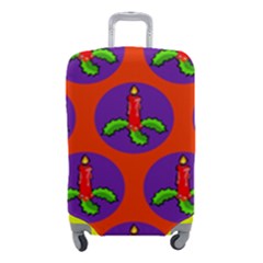 Christmas Candles Seamless Pattern Luggage Cover (small) by Amaryn4rt