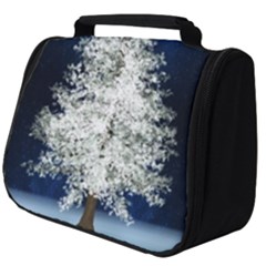 Tree Pine White Starlight Night Winter Christmas Full Print Travel Pouch (big) by Amaryn4rt