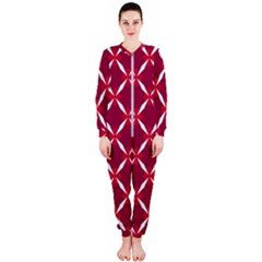 Christmas-background-wallpaper OnePiece Jumpsuit (Ladies)