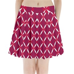 Christmas-background-wallpaper Pleated Mini Skirt