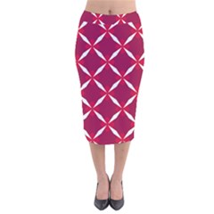 Christmas-background-wallpaper Velvet Midi Pencil Skirt