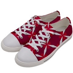 Christmas-background-wallpaper Men s Low Top Canvas Sneakers by Amaryn4rt