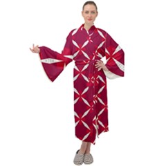 Christmas-background-wallpaper Maxi Velvet Kimono