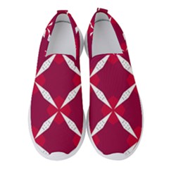 Christmas-background-wallpaper Women s Slip On Sneakers