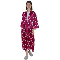 Christmas-background-wallpaper Maxi Satin Kimono