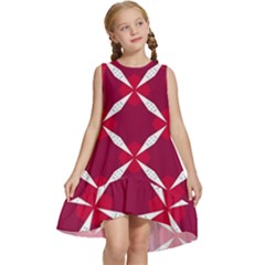 Christmas-background-wallpaper Kids  Frill Swing Dress