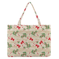 Christmas-paper-scrapbooking-- Zipper Medium Tote Bag by Amaryn4rt