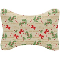 Christmas-paper-scrapbooking-- Seat Head Rest Cushion by Amaryn4rt