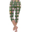 Christmas-paper-christmas-pattern Capri Yoga Leggings View4
