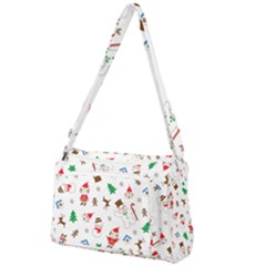 Christmas Shading Pattern Front Pocket Crossbody Bag by Amaryn4rt