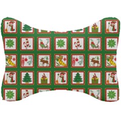 Christmas-paper-christmas-pattern Seat Head Rest Cushion