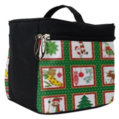 Christmas-paper-christmas-pattern Make Up Travel Bag (Small)