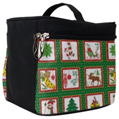 Christmas-paper-christmas-pattern Make Up Travel Bag (Big)