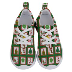 Christmas-paper-christmas-pattern Running Shoes