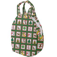 Christmas-paper-christmas-pattern Travel Backpack